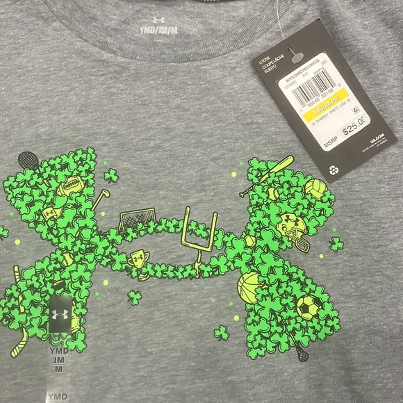 Kids Under Armour Shamrock Shirt ☘️ - Picture 2 of 2
